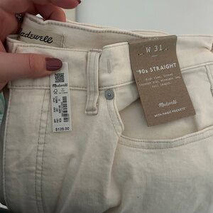 NWT Madewell ‘90s Straight Jeans